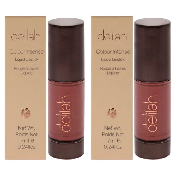 Delilah Colour Intense Liquid Lipstick - Beau by Delilah for Women - 0.24 oz Lipstick - Pack of 2 For Sale