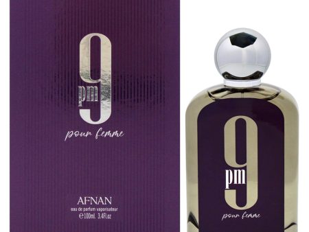 Afnan 9 PM Pour Femme by Afnan for Women - 3.4 oz EDP Spray For Discount