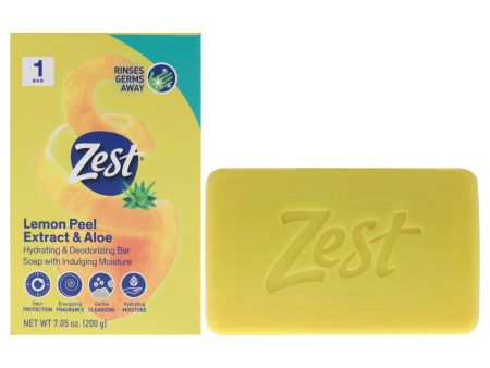 Zest Hydrating and Deodorizing Bar Soap - Lemon Peel Extract and Aloe by Zest for Women - 7.05 oz Bar Soap For Cheap