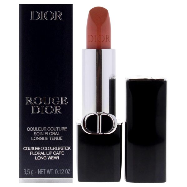 Christian Dior Rouge Dior Couture Satin Lipstick - 219 Rose Montaigne by Christian Dior for Women - 0.12 oz Lipstick (Refillable) on Sale