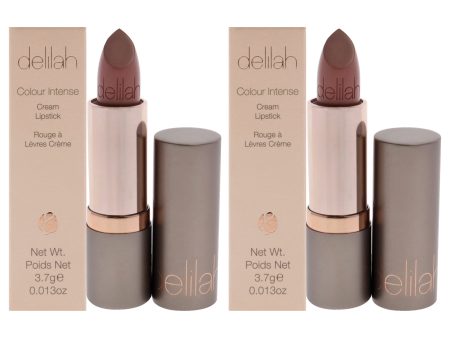 Delilah Colour Intense Cream Lipstick - Whisper by Delilah for Women - 0.13 oz Lipstick - Pack of 2 Fashion