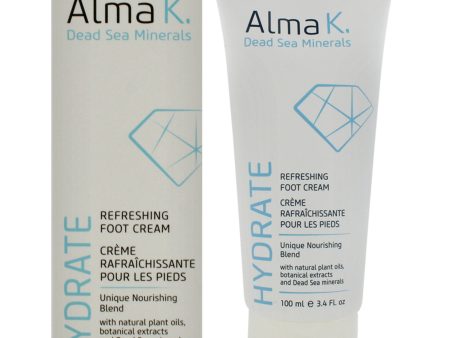 Alma K Refreshing Foot Cream by Alma K for Women - 3.4 oz Cream Hot on Sale