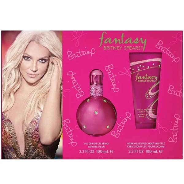 Britney Spears Fantasy 2pc Set - Eau De Parfum & Body Souffle 100ml Sale