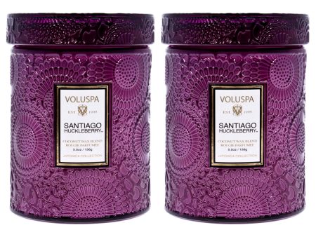 Voluspa Santiago Huckleberry - Small by Voluspa for Unisex - 5.5 oz Candle - Pack of 2 Fashion