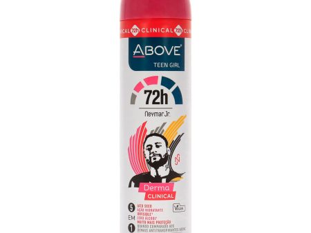 Above 72 Hours Neymar Jr Derma Clinical Antiperspirant Deodorant - Teen Girl by Above for Women - 3.17 oz Deodorant Spray Fashion