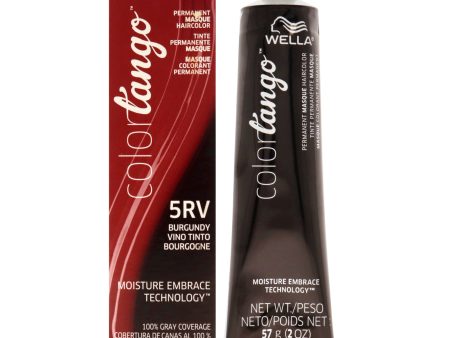 Wella Color Tango Permanent Hair Color - 5RV Burgundy by Wella for Unisex - 2 oz Hair Color Fashion