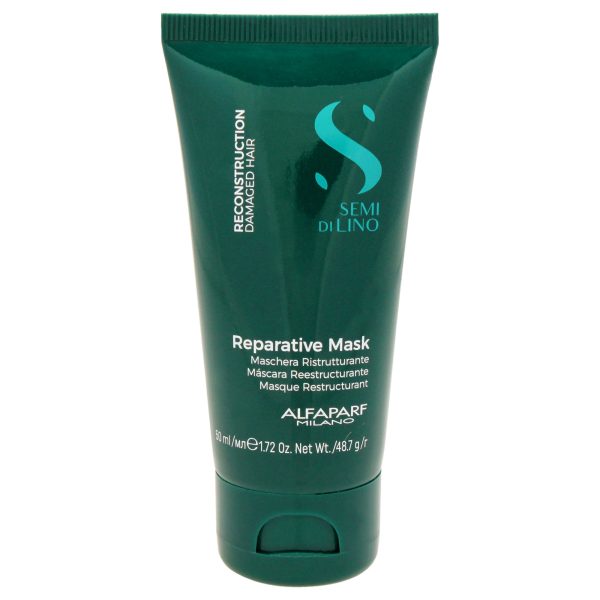 Alfaparf Milano Semi Di Lino Reconstruction Reparative Mask by Alfaparf Milano for Unisex - 1.72 oz Masque Online Hot Sale