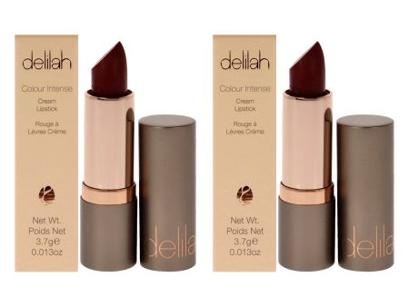 Delilah Colour Intense Cream Lipstick - Vintage by Delilah for Women - 0.13 oz Lipstick - Pack of 2 Fashion