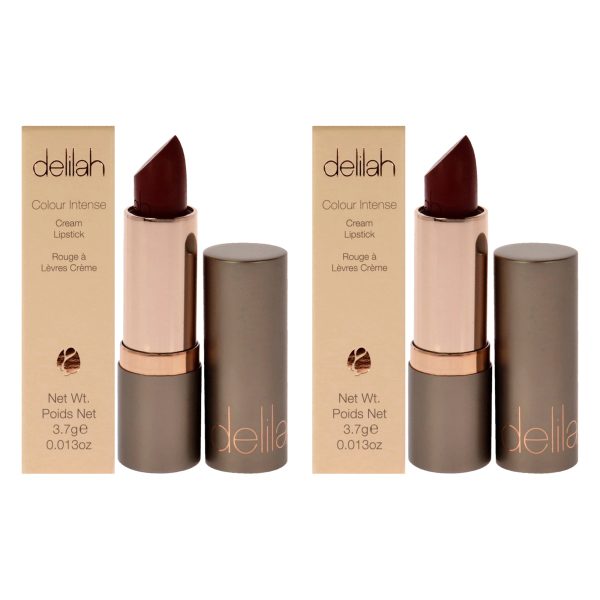 Delilah Colour Intense Cream Lipstick - Vintage by Delilah for Women - 0.13 oz Lipstick - Pack of 2 Fashion