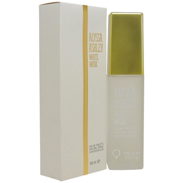 Alyssa Ashley White Musk by Alyssa Ashley for Women - 3.4 oz EDT Spray Hot on Sale