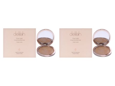 Delilah Pure Light Compact Illuminating Powder - Aura by Delilah for Women - 0.34 oz Powder - Pack of 2 For Discount