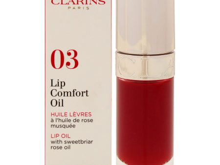 Clarins Lip Comfort Oil - 03 Cherry by Clarins for Women - 0.2 oz Lip Oil For Discount