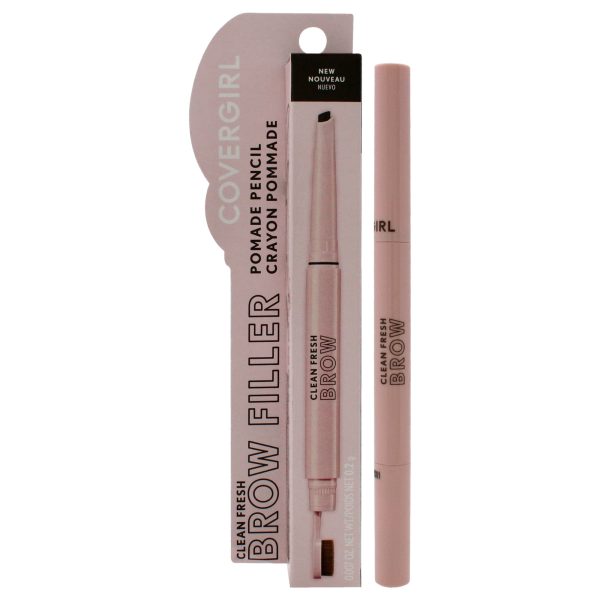 Covergirl Clean Fresh Brow Filler - 500 Medium Brown by CoverGirl for Women - 0.007 oz Eyebrow Pencil Hot on Sale