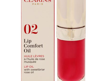 Clarins Lip Comfort Oil - 02 Raspberry by Clarins for Women - 0.2 oz Lip Oil Online