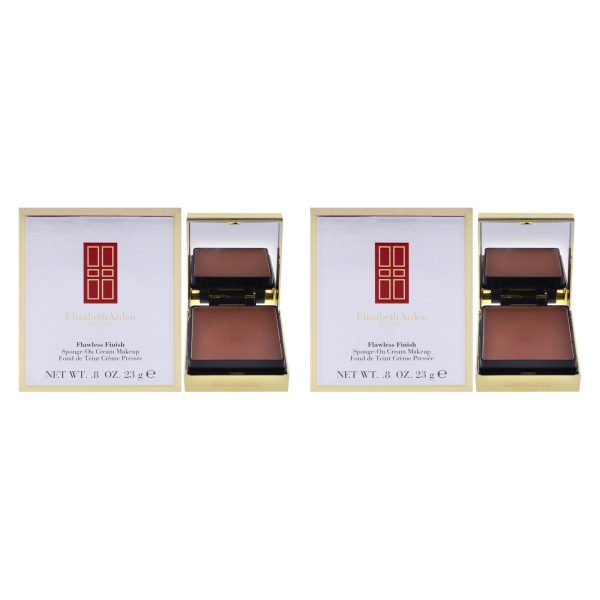 Elizabeth Arden Flawless Finish Sponge-On Cream Makeup - 57 Chestnut by Elizabeth Arden for Women - 0.8 oz Foundation - Pack of 2 For Cheap