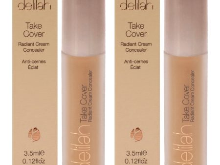 Delilah Take Cover Radiant Cream Concealer - Marble by Delilah for Women - 0.12 oz Concealer - Pack of 2 Online now