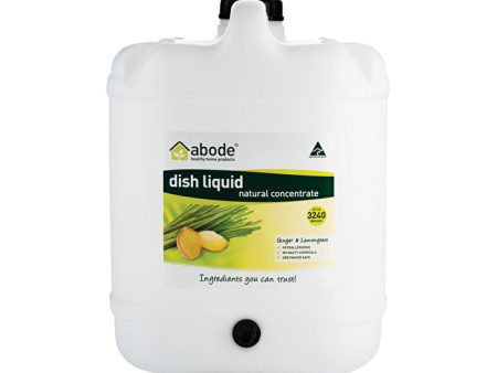 Abode Cleaning Products Abode Dish Liquid Concentrate Ginger & Lemongrass Drum with Tap 15000ml Discount