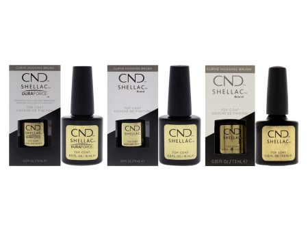 CND Shellac Nail Color Kit by CND for Women - 3 Pc Kit 0.25oz Nail Polish - Duraforce, 0.25oz Nail Polish - Original Top Coat, 0.5oz Nail Polish - Original Top Coat Online