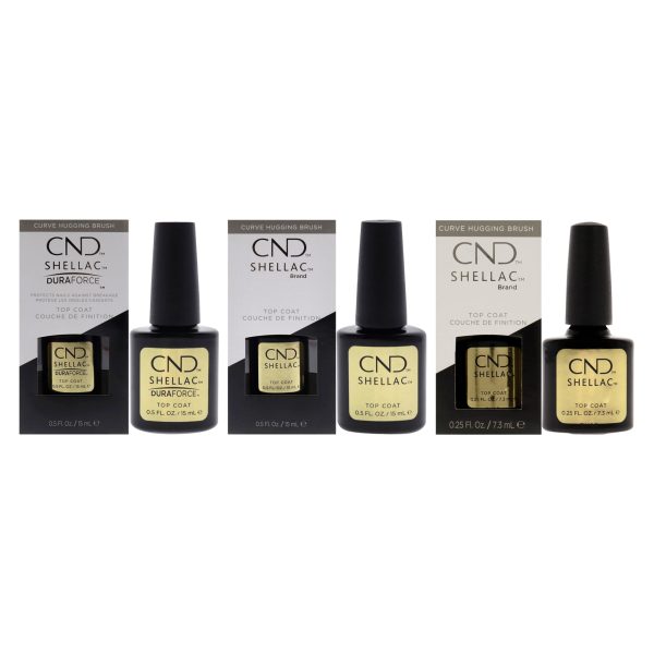 CND Shellac Nail Color Kit by CND for Women - 3 Pc Kit 0.25oz Nail Polish - Duraforce, 0.25oz Nail Polish - Original Top Coat, 0.5oz Nail Polish - Original Top Coat Online