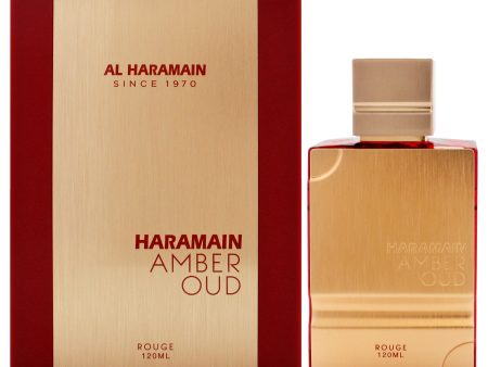 Al Haramain Amber Oud Rouge by Al Haramain for Unisex - 4 oz EDP Spray For Sale